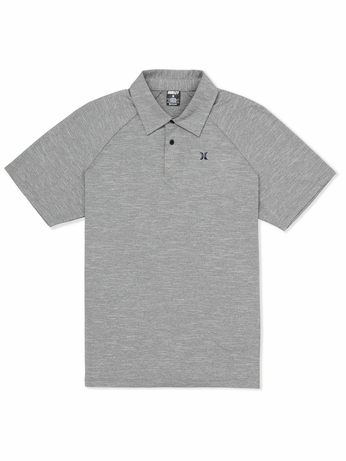 H2O Dri Outback Polo Short Sleeve Stone Grey - Hurley