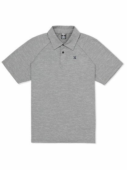 H2O Dri Outback Polo Short Sleeve Stone Grey - Hurley