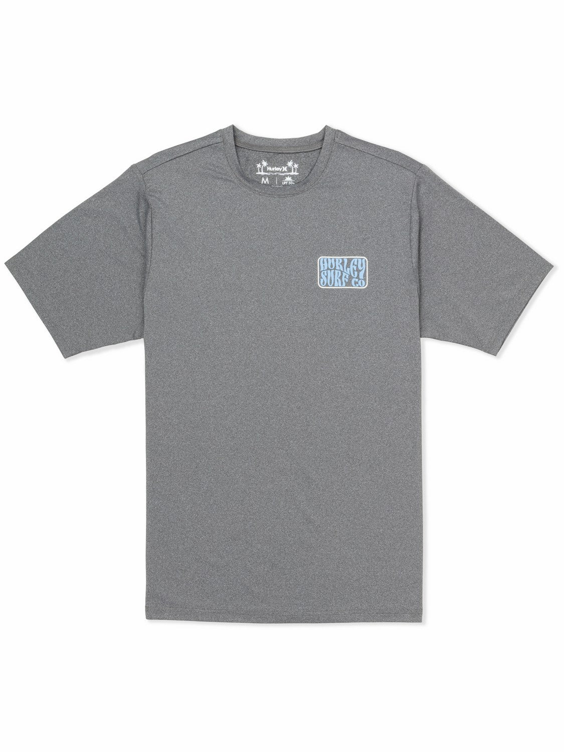 Hybrid UPF Short Sleeve Ion Grey Heather - Hurley