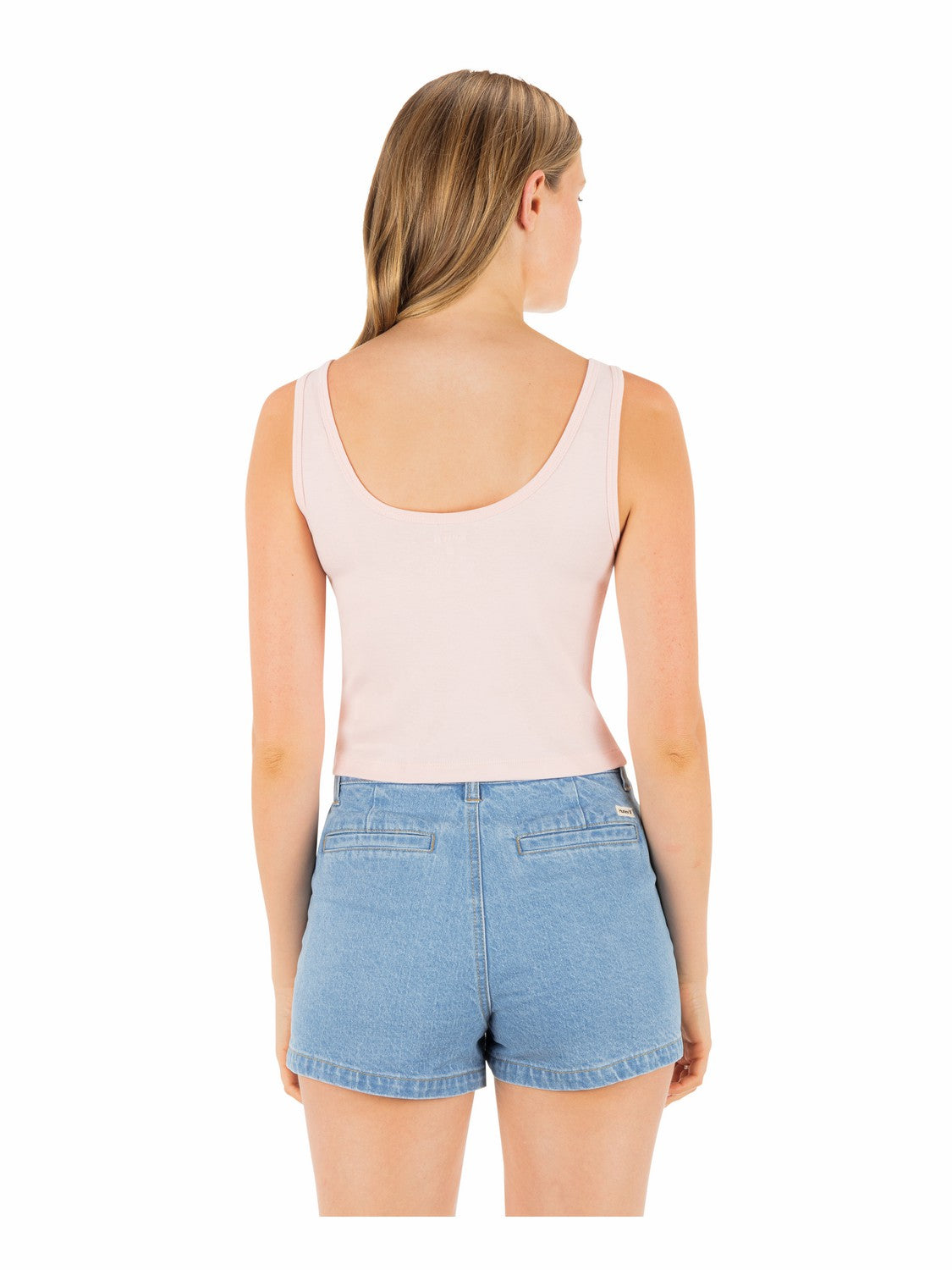 Seaside Scoop Crop Tank English Rose - Hurley