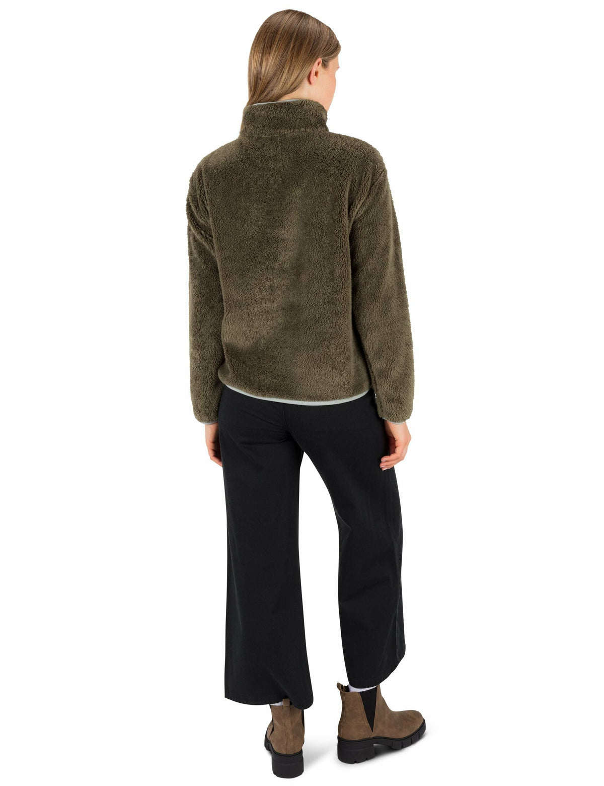 Scout Polar Fleece Anorak Vintage Olive - Hurley