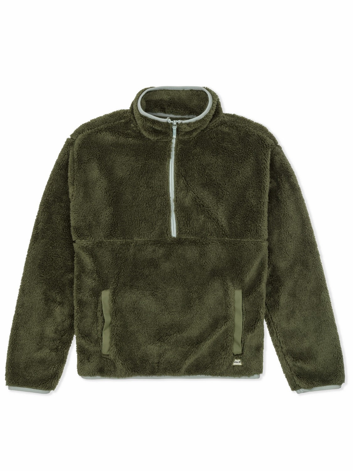 Scout Polar Fleece Anorak Vintage Olive - Hurley
