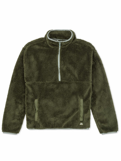 Scout Polar Fleece Anorak Vintage Olive - Hurley