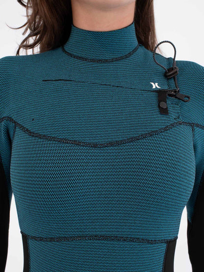 Plus 4/3Mm Fullsuit Black/Skyblue - Hurley