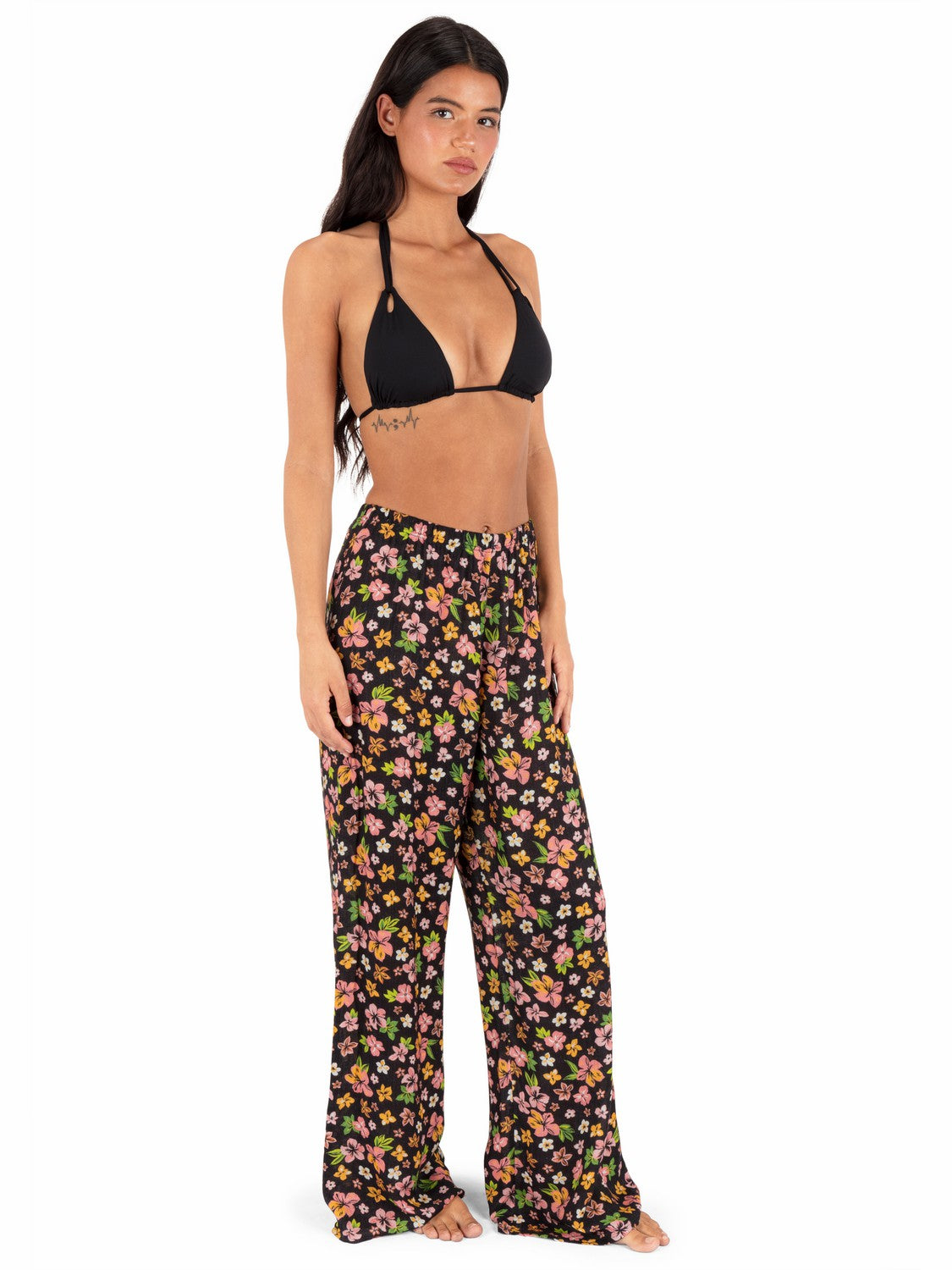 Hibiscus Dream Beach Pant Black Floral - Hurley