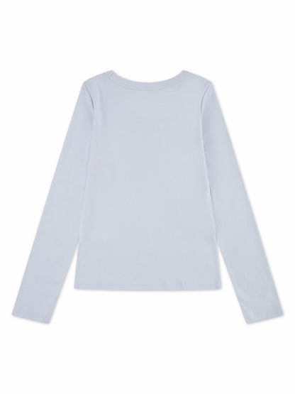 Girls' Floral Tee Moonstone Blue - Hurley