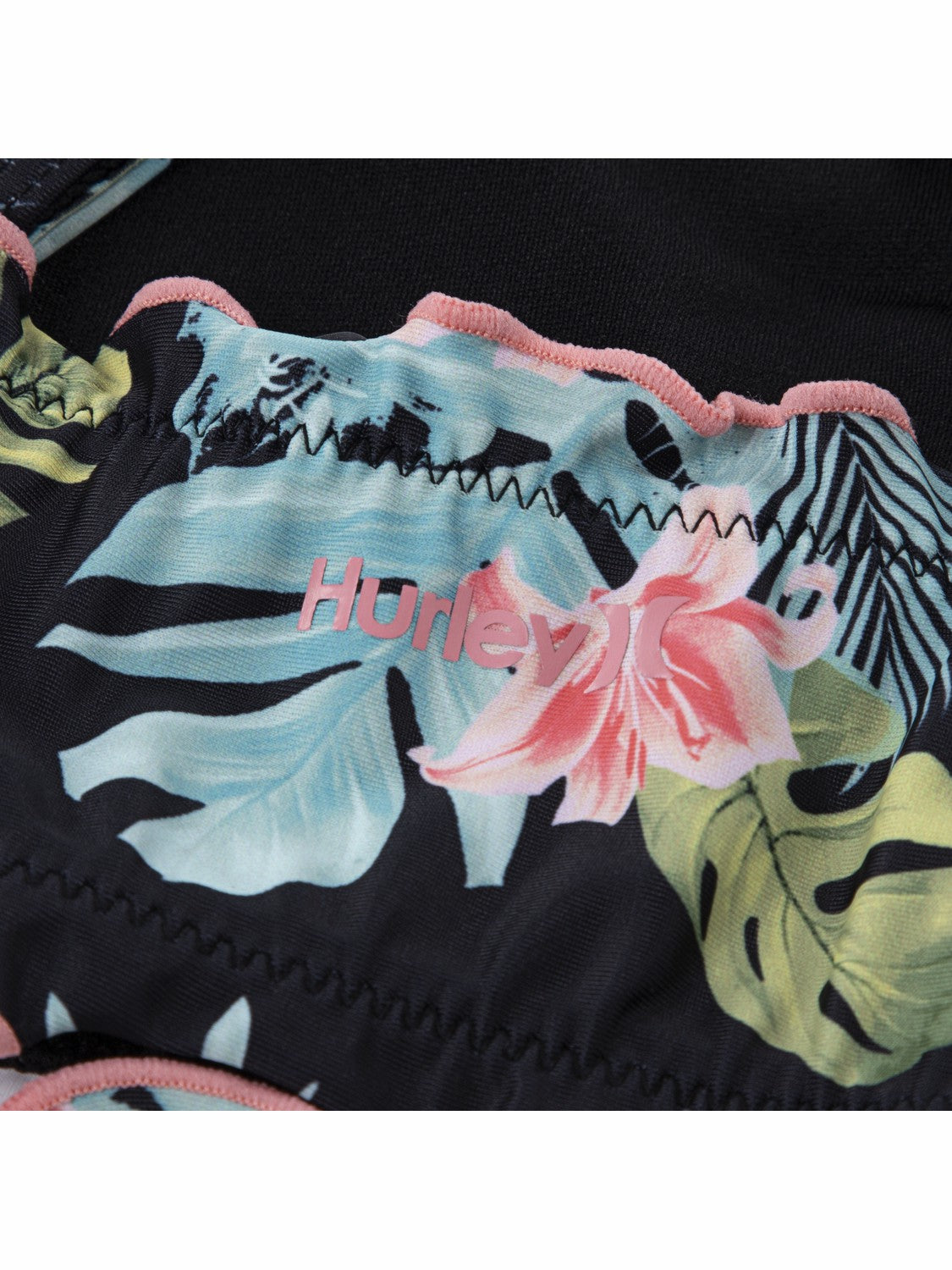 Girls' UPF50+ 2-Piece Bikini Swim Set Black - Hurley