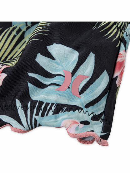 Girls' UPF50+ 2-Piece Bikini Swim Set Black - Hurley