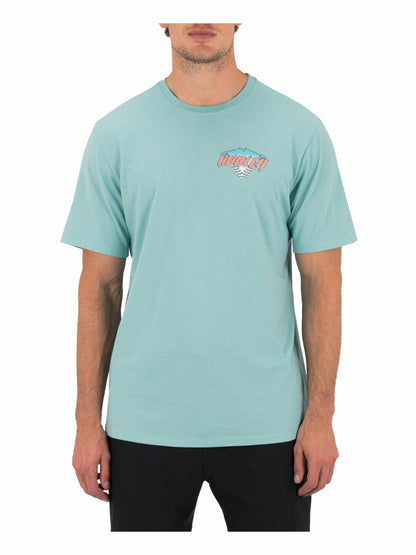 Off The Top Short Sleeve Broken Jade Heather - Hurley