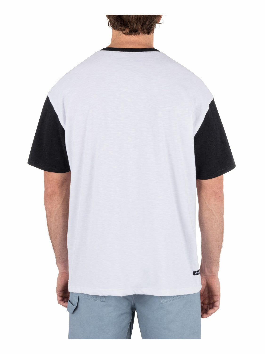 Merchant Henley Short Sleeve White - Hurley