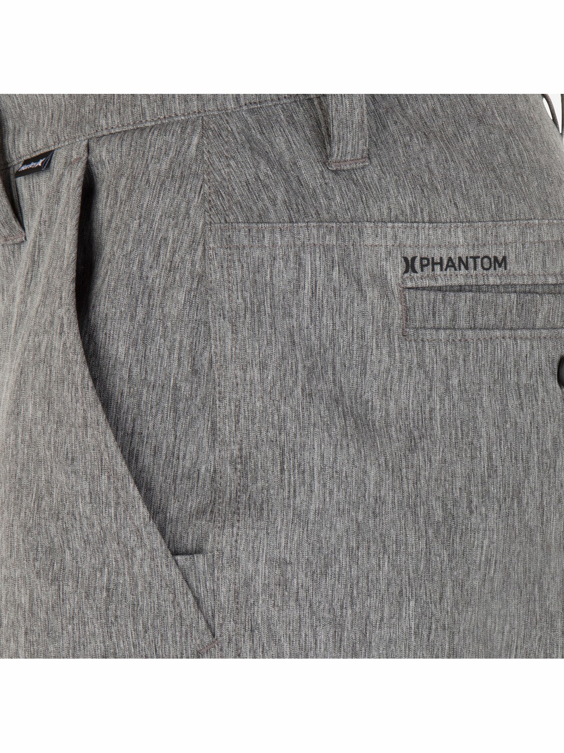 Phantom Heather Walkshort 18" Black Heather - Hurley
