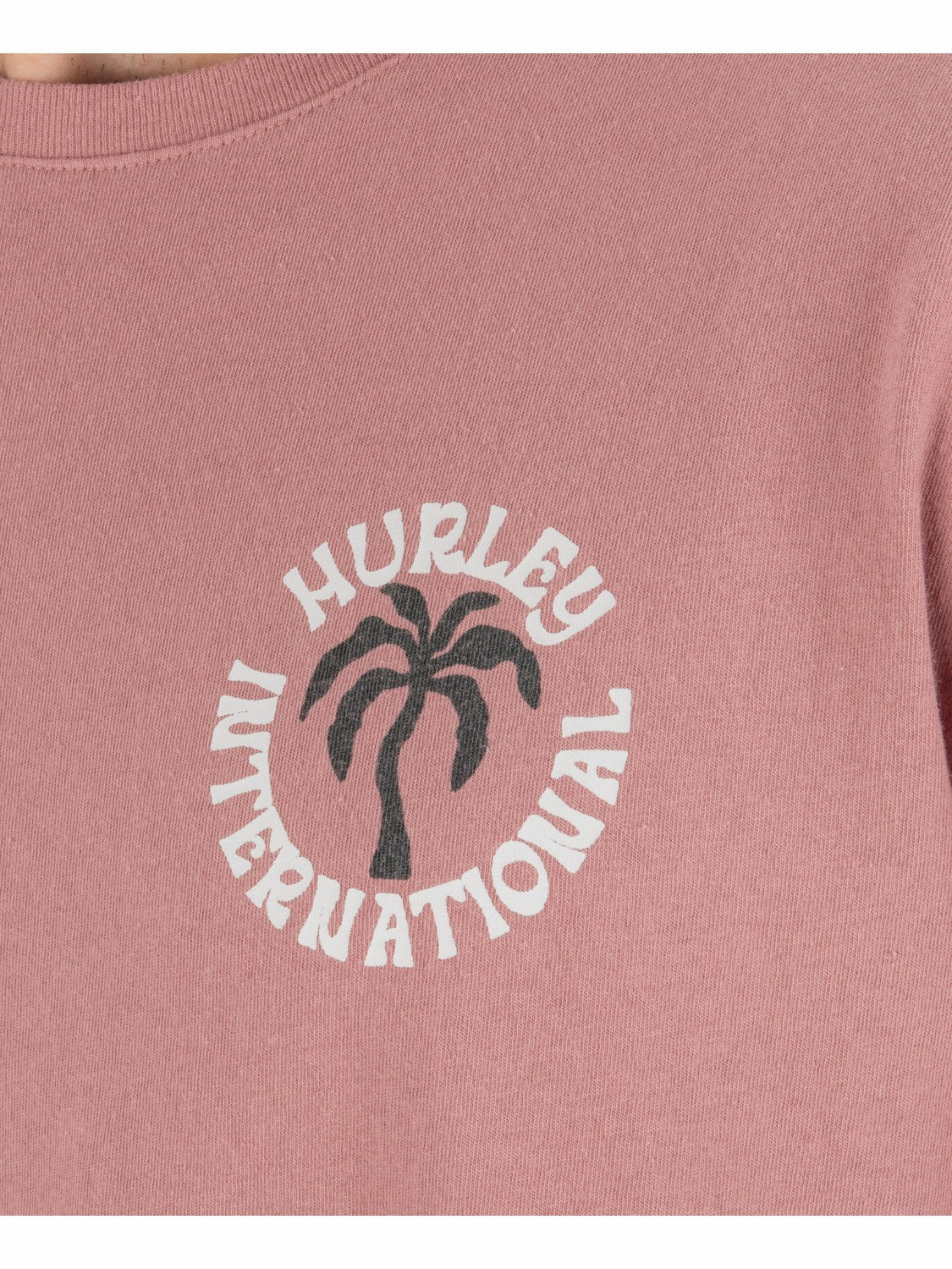 Palm Short Sleeve Phantom Rose - Hurley
