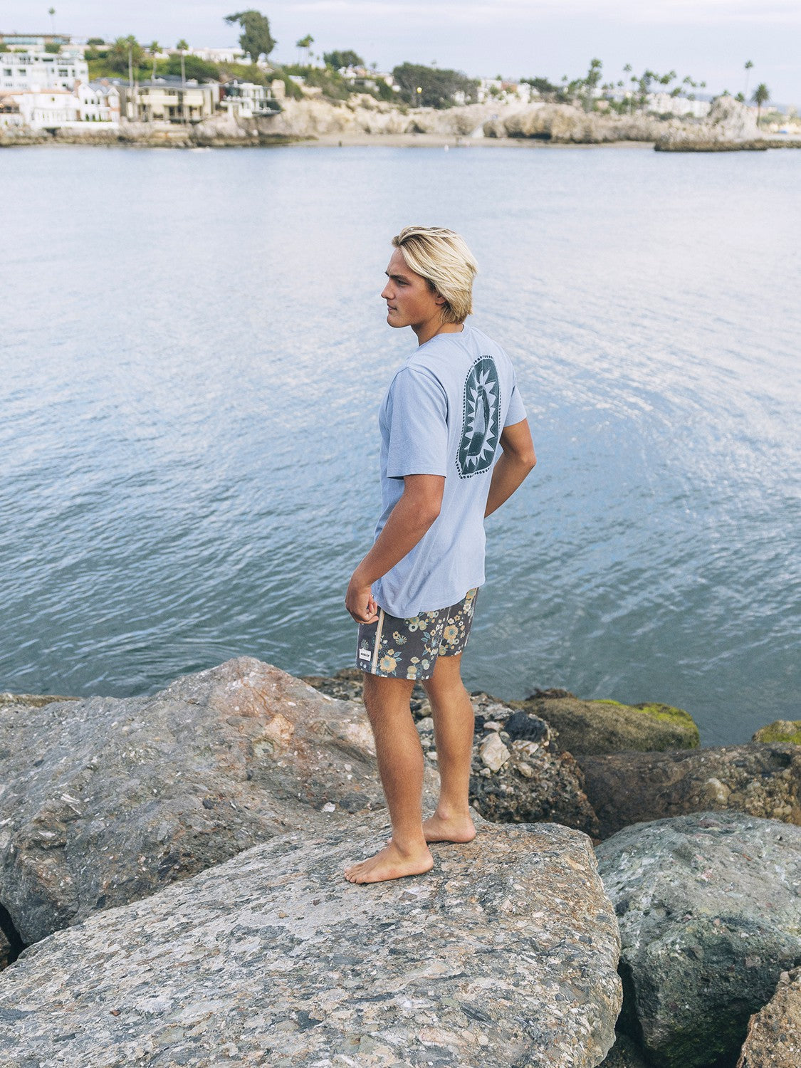Seclusion Short Sleeve Worker Blue - Hurley