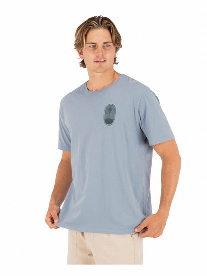 Seclusion Short Sleeve Worker Blue - Hurley