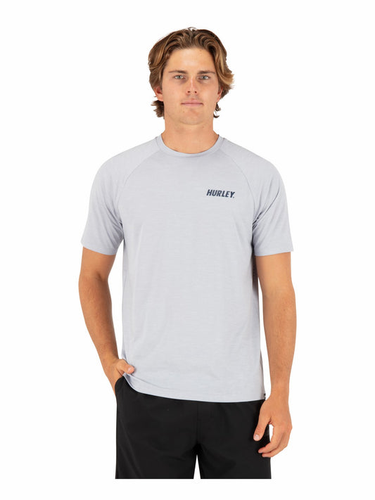 H2O Dri Outback Short Sleeve Top Light Asteroid - Hurley