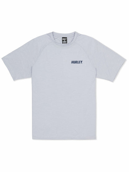 H2O Dri Outback Short Sleeve Top Light Asteroid - Hurley