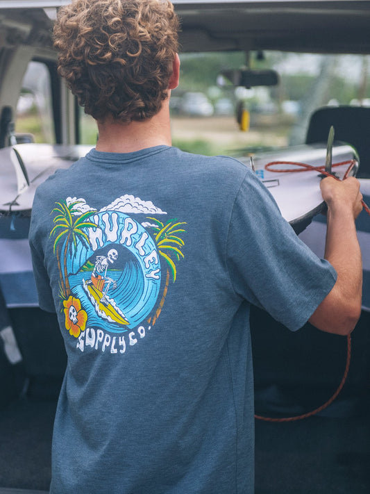 Dead Shred Slub Short Sleeve Destroyer - Hurley
