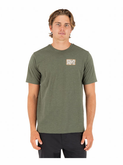 Skyline Slub Short Sleeve Charcoal Fern - Hurley