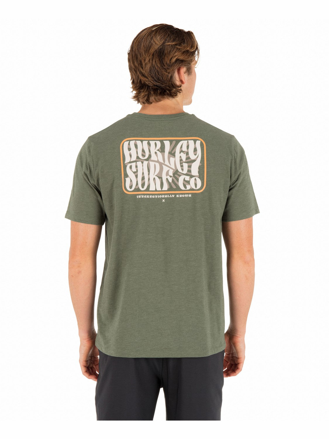 Skyline Slub Short Sleeve Charcoal Fern - Hurley