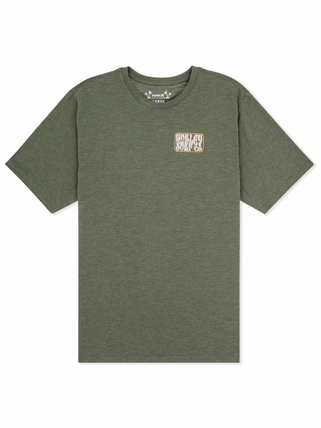 Skyline Slub Short Sleeve Charcoal Fern - Hurley