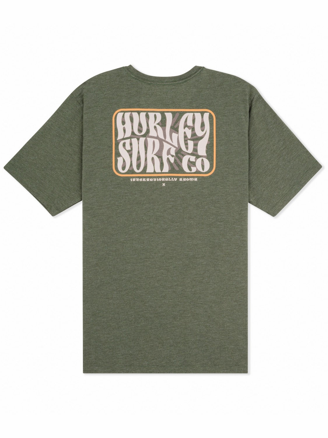 Skyline Slub Short Sleeve Charcoal Fern - Hurley