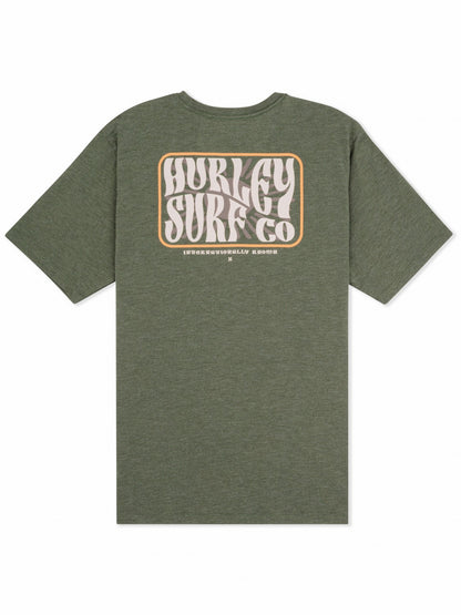 Skyline Slub Short Sleeve Charcoal Fern - Hurley