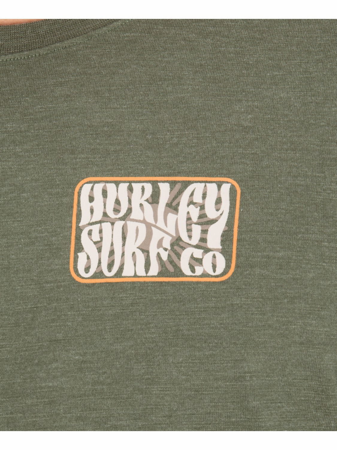 Skyline Slub Short Sleeve Charcoal Fern - Hurley