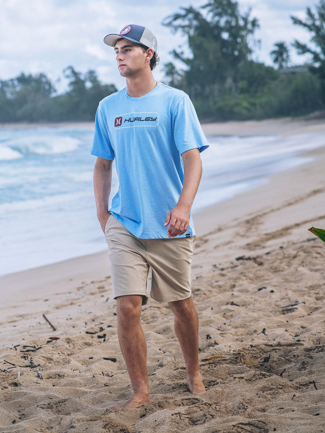 Inlined Slub Short Sleeve Skyline - Hurley