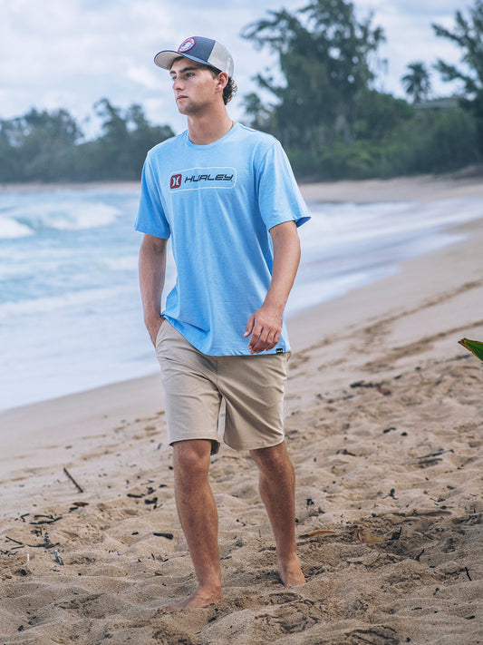 Inlined Slub Short Sleeve Skyline - Hurley