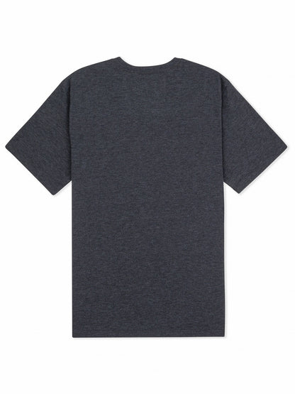 Inlined Slub Short Sleeve Black Heather - Hurley