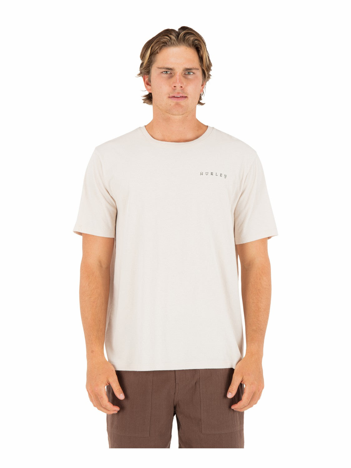 Cycles Of The Earth Short Sleeve Bone - Hurley