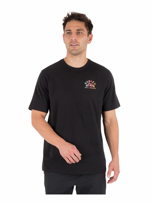 Birds Of Paradise Short Sleeve Black - Hurley