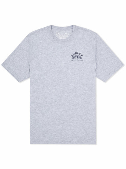 Birds Of Paradise Short Sleeve Dark Grey Heather - Hurley
