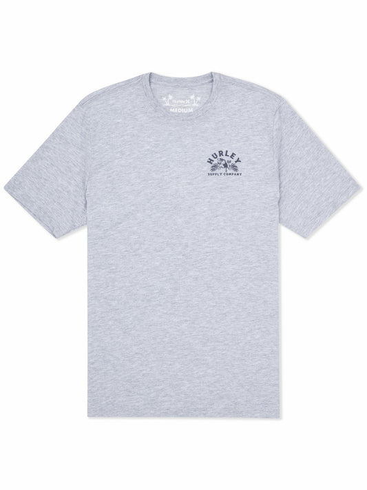 Birds Of Paradise Short Sleeve Dark Grey Heather - Hurley