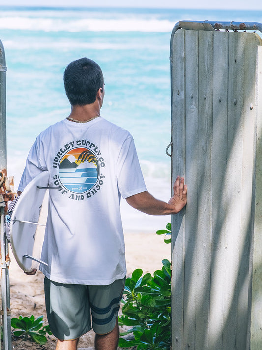 Lefts Short Sleeve T-Shirt White - Hurley