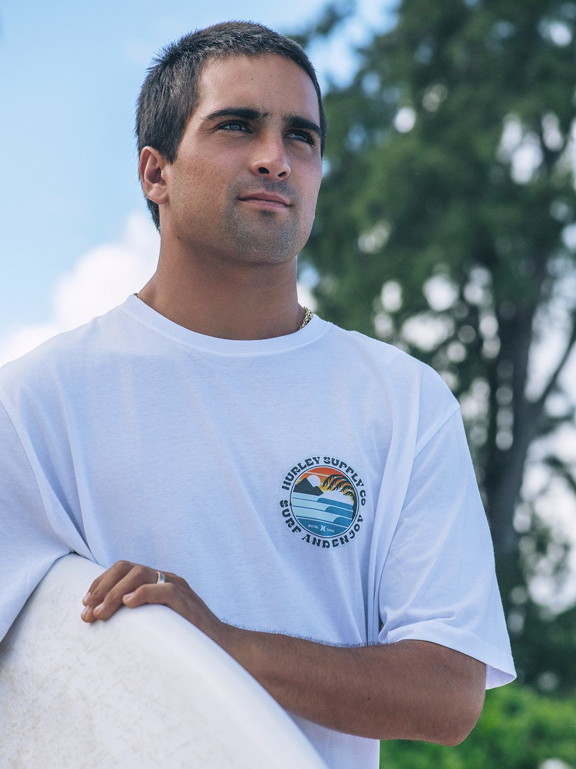 Lefts Short Sleeve T-Shirt White - Hurley