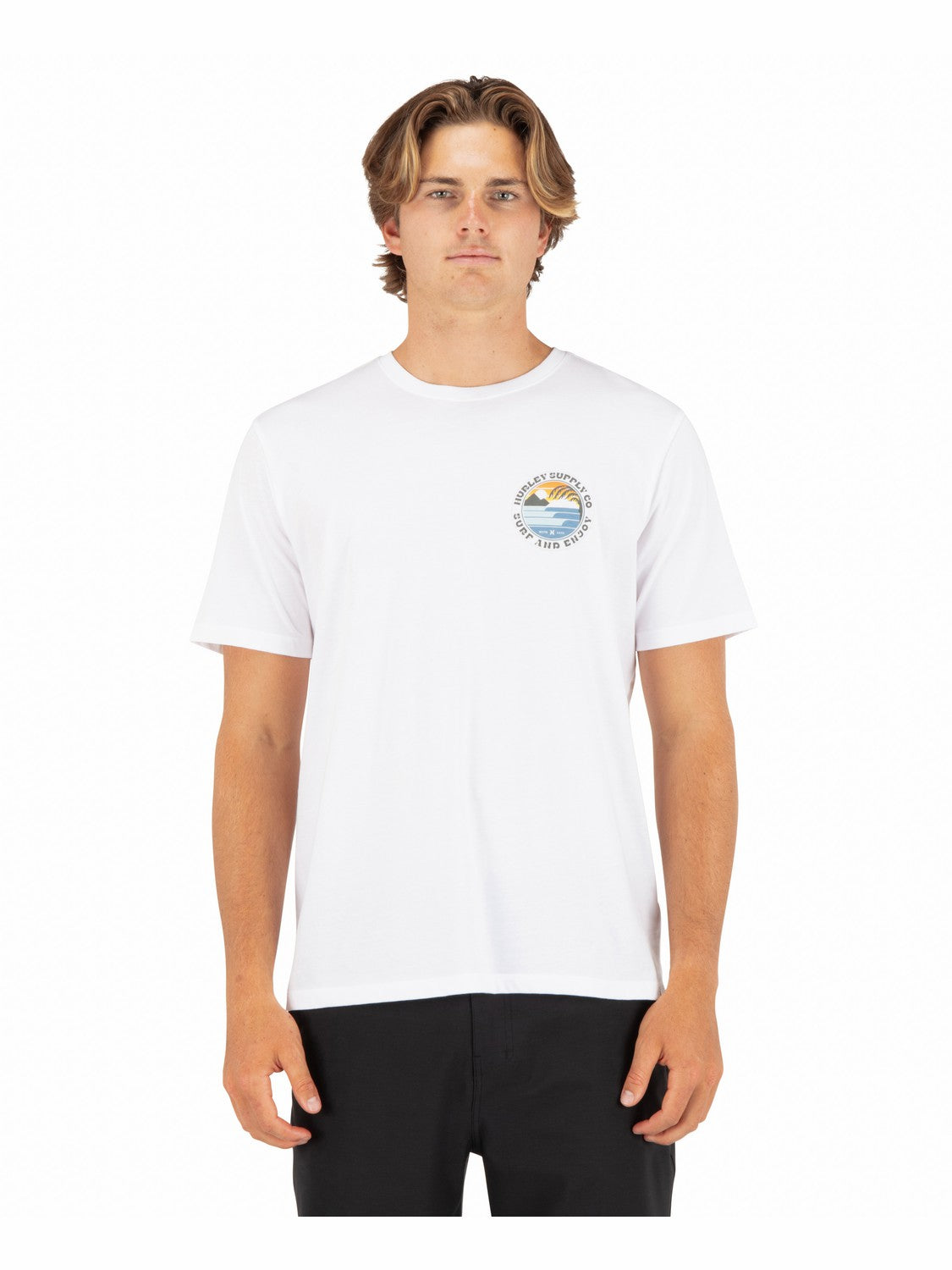 Lefts Short Sleeve T-Shirt White - Hurley