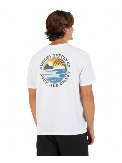 Lefts Short Sleeve T-Shirt White - Hurley