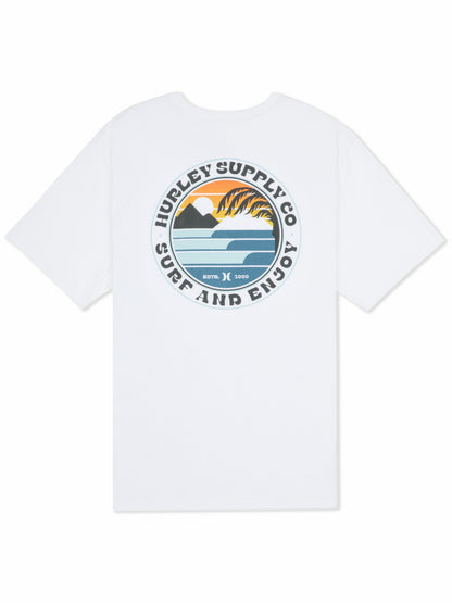 Lefts Short Sleeve T-Shirt White - Hurley