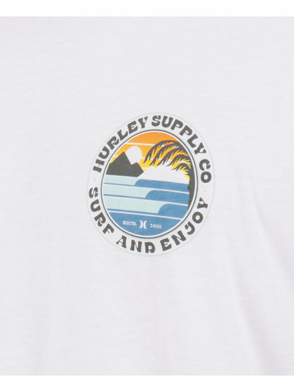 Lefts Short Sleeve T-Shirt White - Hurley