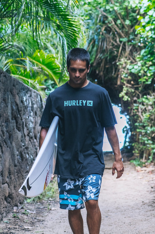 The Box Short Sleeve Black - Hurley
