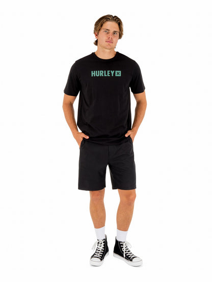 The Box Short Sleeve Black - Hurley