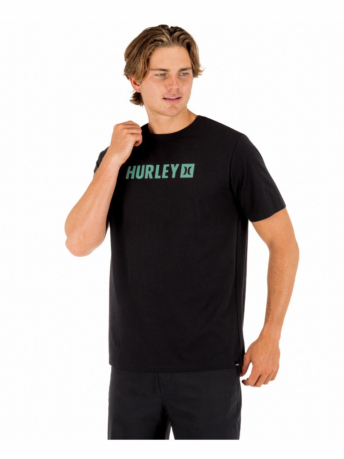 The Box Short Sleeve Black - Hurley