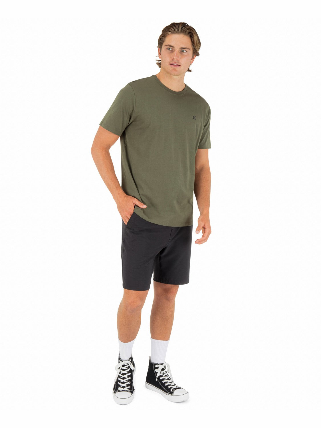 Icon Tee Short Sleeve Olive - Hurley