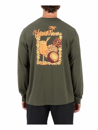 Chambord Long Sleeve Charcoal Fern - Hurley