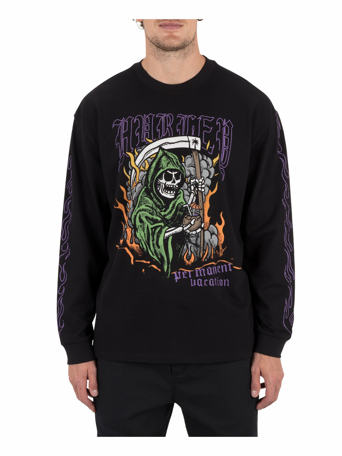 Reaping Long Sleeve Black - Hurley