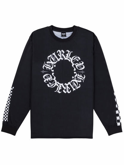 Hurley x Travis Barker Check Out Long Sleeve Jersey BLACK - Hurley