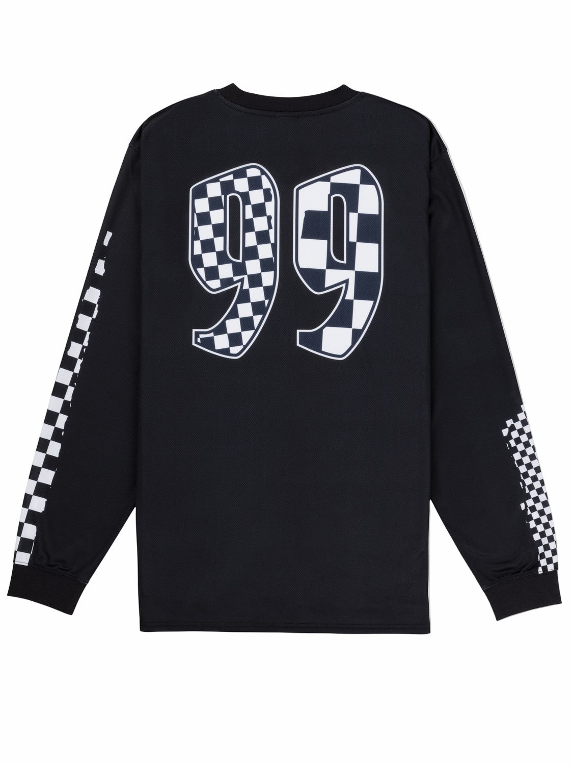Hurley x Travis Barker Check Out Long Sleeve Jersey BLACK - Hurley