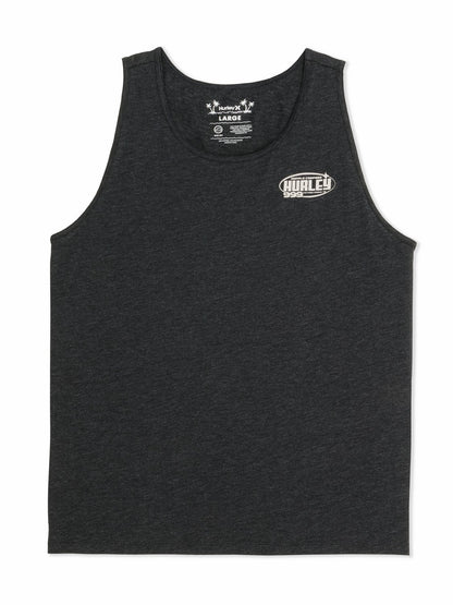 Speed Stars Slub Tank Black Heather - Hurley