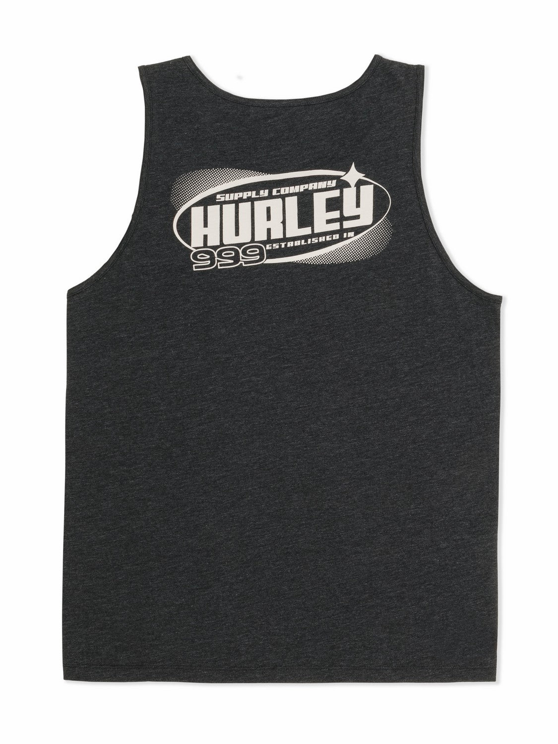 Speed Stars Slub Tank Black Heather - Hurley